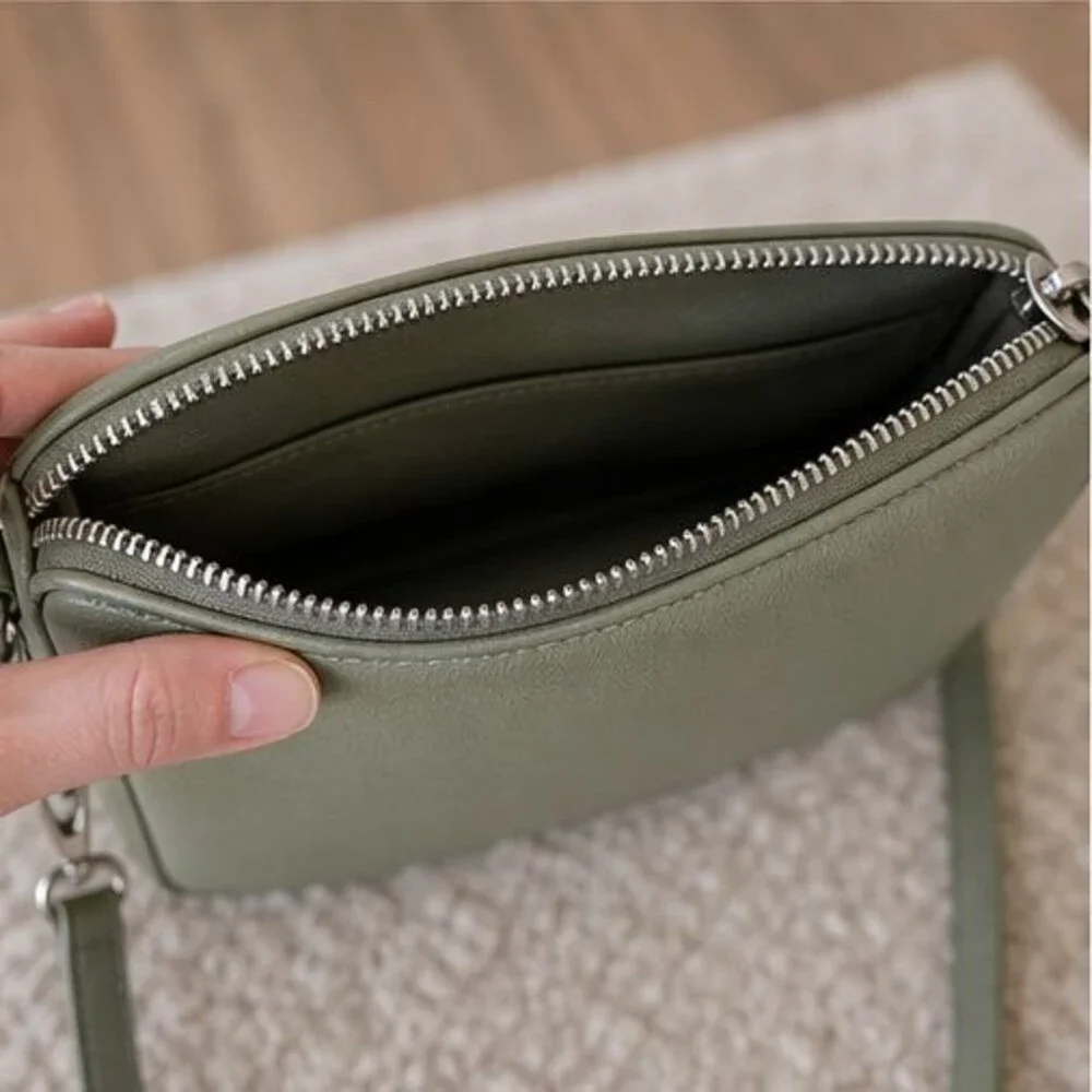Sage Faux Leather Bag
